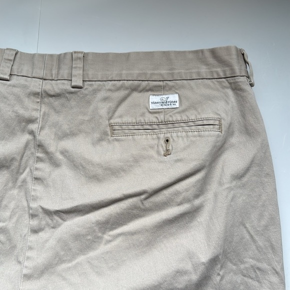 Vineyard Vines Tan Flat Front Shorts - Picture 6 of 7